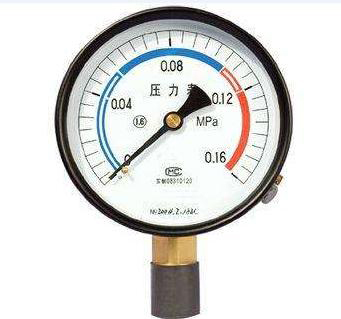 Elastic pressure gauge