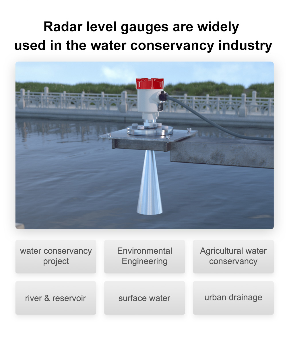 Water conservancy engineering radar level gauge