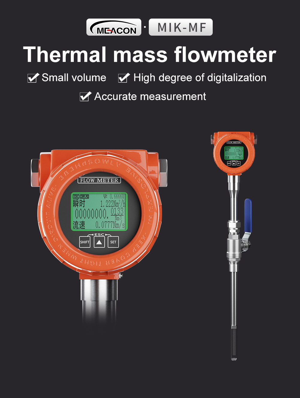 MIK-MF Thermal mass flowmeter