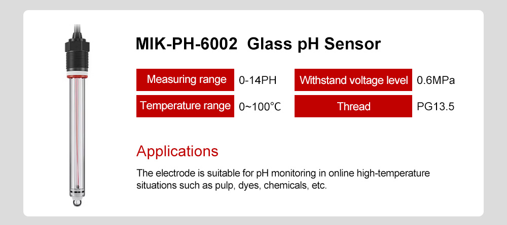 MIK-pH 6001 Plastic pH electrode