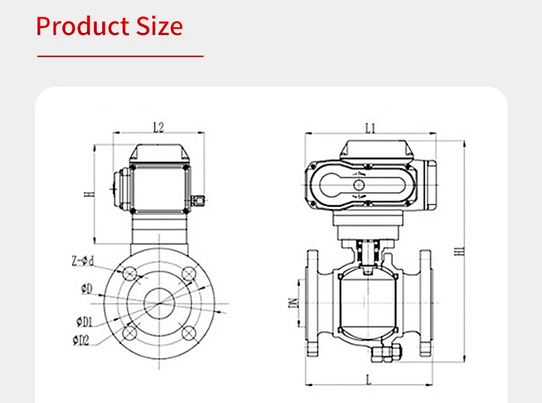 Meacon electric O-type ball valve