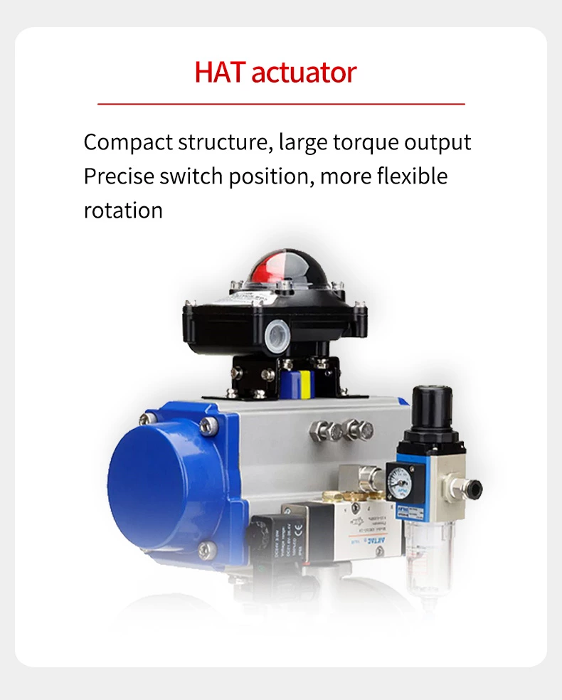 Meacon pneumatic flange ball valve