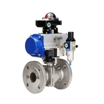 pneumatic flange ball valve